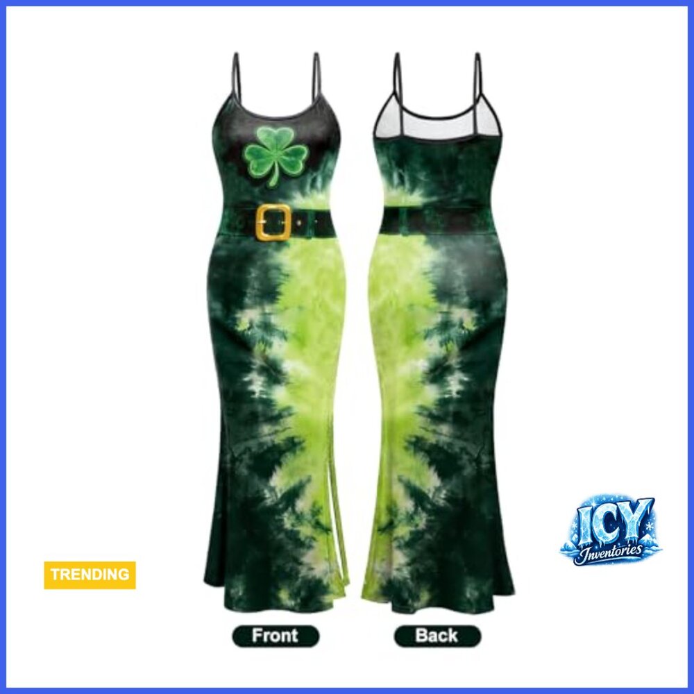 Polyester Elastane Spaghetti Strap Bodycon Maxi D… - image 7